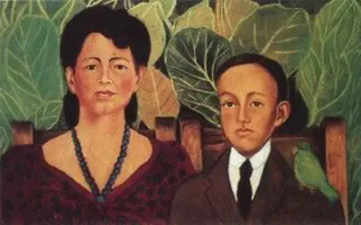 Retrato de Alicia Morillo Safa y su hijo Eduardo Frida Kahlo